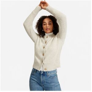 Everlane Alpaca Cropped Cardigan Crewneck XXS